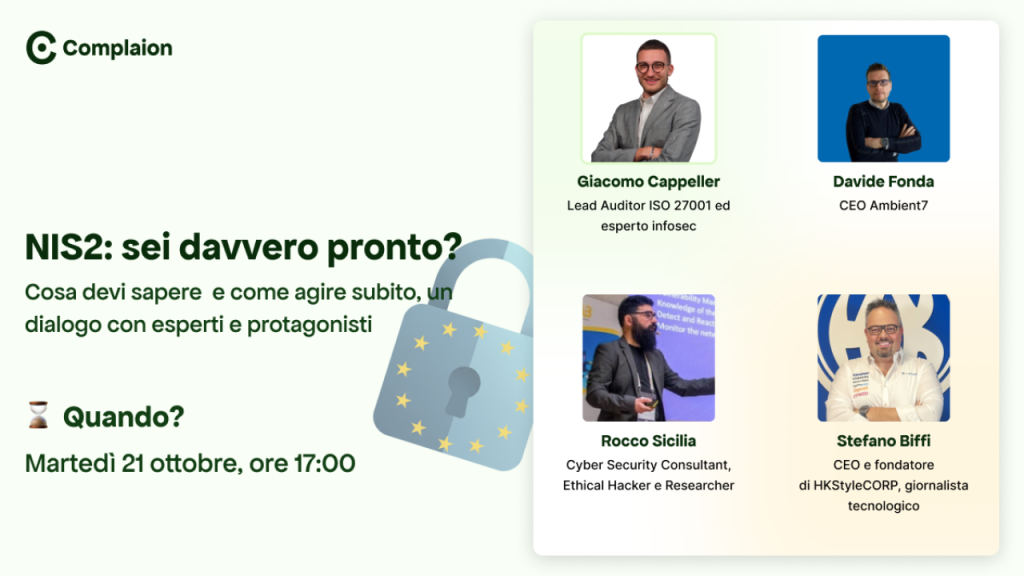 NIS2 webinar Complaion sei davvero pronto