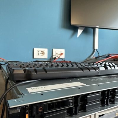server in configurazione in laboratorio